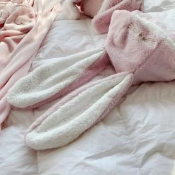 EverythingCuteClub Lingerie + Panties + Sleepwear + Socks Rabbit Lounge Set Cloak Soft And Cozy Pyjamas