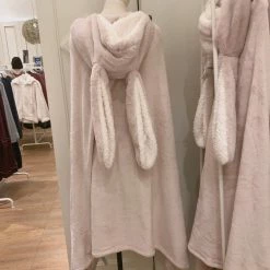 EverythingCuteClub Lingerie + Panties + Sleepwear + Socks Rabbit Lounge Set Cloak Soft And Cozy Pyjamas