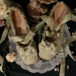 EverythingCuteClub Princess Sylvie Ballet Style Shoes Low Heel Lolita Shoes 30 EverythingCuteClub Princess Sylvie Ballet Style Shoes Low Heel Lolita Shoes