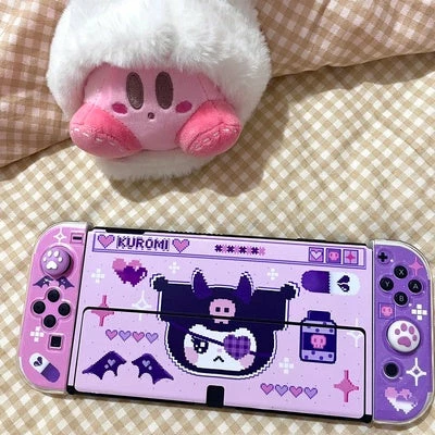 EverythingCuteClub Kuromi Purple Switch / Oled Sticker Patch Decoration Accessories Phone Cases + Ipad Cases 4 EverythingCuteClub Kuromi Purple Switch / Oled Sticker Patch Decoration Accessories Phone Cases + Ipad Cases