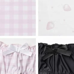 EverythingCuteClub Chinese Style Girly Swimsuit Set Two Ways Of Wearing