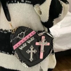 EverythingCuteClub Accessories Y2k Heart Bag Handmade