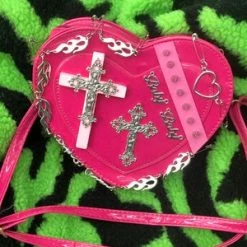 EverythingCuteClub Accessories Y2k Heart Bag Handmade