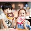 Familyout Donuts Water Bottle Cup With Straw 380ml Room Decor