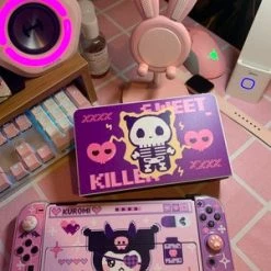 EverythingCuteClub Kuromi Purple Switch / Oled Sticker Patch Decoration Accessories Phone Cases + Ipad Cases 9 EverythingCuteClub Kuromi Purple Switch / Oled Sticker Patch Decoration Accessories Phone Cases + Ipad Cases