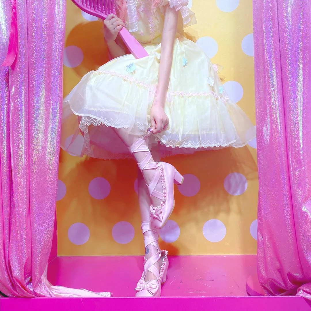 EverythingCuteClub Princess Sylvie Ballet Style Shoes Low Heel Lolita Shoes 16 EverythingCuteClub Princess Sylvie Ballet Style Shoes Low Heel Lolita Shoes