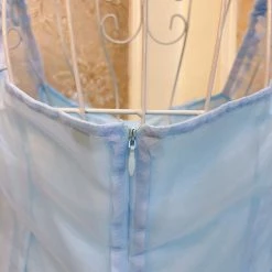 EverythingCuteClub Dress + Rompers Daughter Of Sea Mesh Dress Short Sleeve Puff Sleeve High Waist Dress