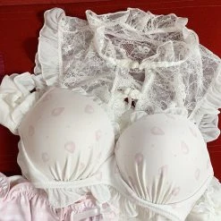 EverythingCuteClub Chinese Style Girly Swimsuit Set Two Ways Of Wearing