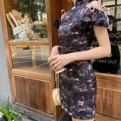 EverythingCuteClub Dress + Rompers Neko Qipao Style Dress