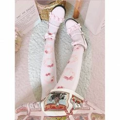 EverythingCuteClub Lingerie + Panties + Sleepwear + Socks Donuts Stocking Lolita Dress Coordinate