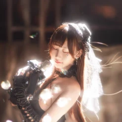 EverythingCuteClub Lingerie + Panties + Sleepwear + Socks Dark Angel Singer Cosplay Swallow-tailed Dress Lingerie