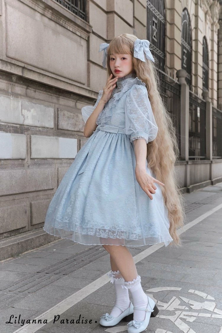 EverythingCuteClub To Tell You Lace Lolita Dress JSK / Lace Shirt 16 EverythingCuteClub To Tell You Lace Lolita Dress JSK / Lace Shirt