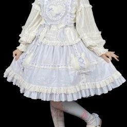 EverythingCuteClub Pre-order Casual Lolita Cotton Candy Cat Lolita Dress Jsk Dress + Rompers