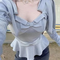 EverythingCuteClub Oxygen Girl Soft Spring Top Blouse