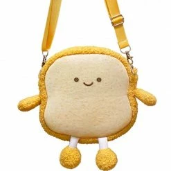 EverythingCuteClub Emotion Toast Bag Happy/sad Face Accessories