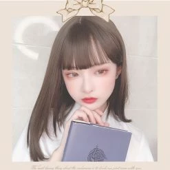 EverythingCuteClub Morris Ann Hair Wigs Jk Hair Wigs Ash Brown