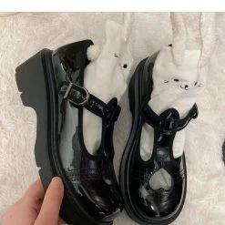 EverythingCuteClub Heart Shape Hollow-carved Design Flatform Shoes Accessories 12 EverythingCuteClub Heart Shape Hollow-carved Design Flatform Shoes Accessories