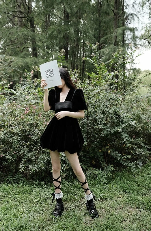 EverythingCuteClub Cross Ribbon Black Socks Buy 2 Get 1 Free Lingerie + Panties + Sleepwear + Socks 5 EverythingCuteClub Cross Ribbon Black Socks Buy 2 Get 1 Free Lingerie + Panties + Sleepwear + Socks