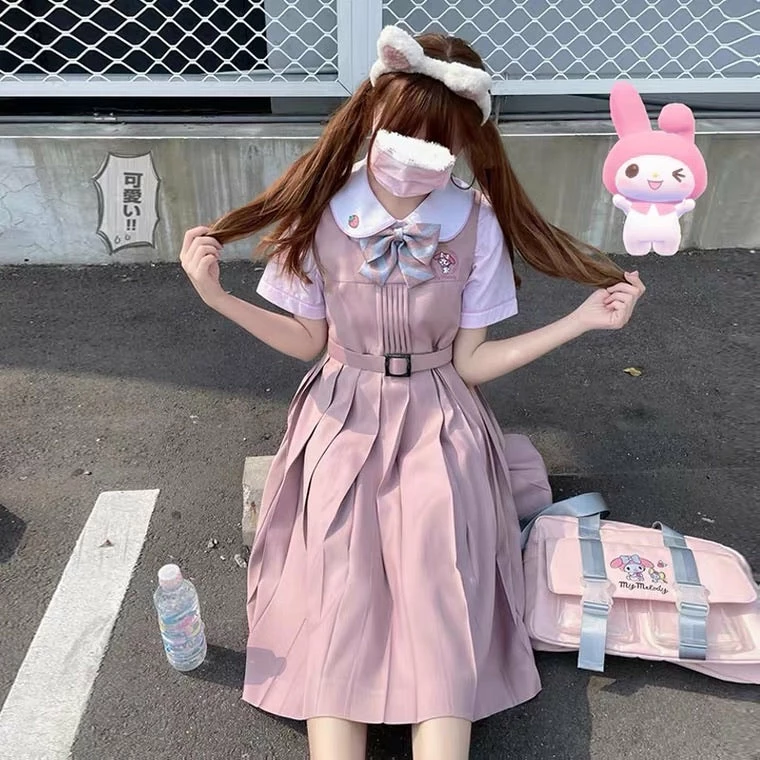 EverythingCuteClub Pre-order Sanrio Collaboration My Melody Strap Dress Top 4 EverythingCuteClub Pre-order Sanrio Collaboration My Melody Strap Dress Top