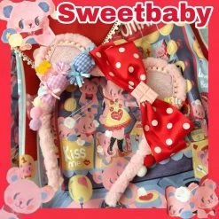 EverythingCuteClub Cheese Cat KC Cute Handmade Hairband Lolita Accessories Yamikawaii