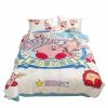 EverythingCuteClub Bed Linen / Bedding Sets Kirby Bed Linen Duvet Cover Pillow Case Bed Sheet