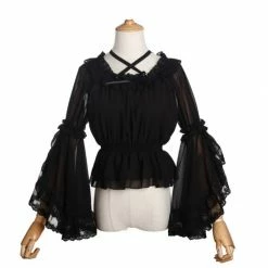 EverythingCuteClub Top Cross Blouse Lolita Coordinate