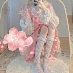 EverythingCuteClub Dress + Rompers Cube Milk Sugar Strap Dress Spring / Summer Version