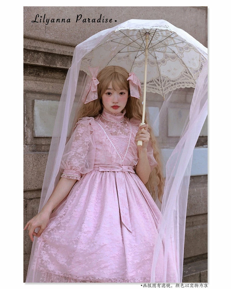 EverythingCuteClub To Tell You Lace Lolita Dress JSK / Lace Shirt 11 EverythingCuteClub To Tell You Lace Lolita Dress JSK / Lace Shirt