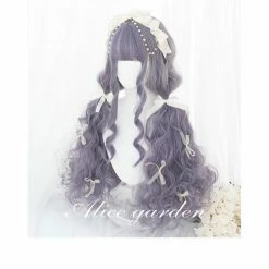 EverythingCuteClub Astrological Witch Grey Purple Hair Wigs
