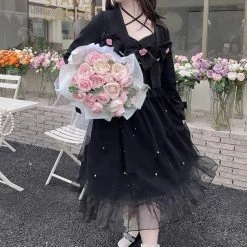 EverythingCuteClub Plus Size More Kawaii Romantic Rose Slip Dress / Suit