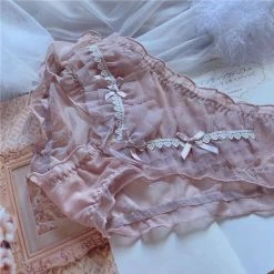 EverythingCuteClub Lingerie + Panties + Sleepwear + Socks Floral Wedding Panties