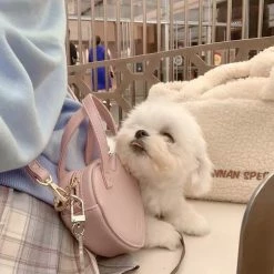 EverythingCuteClub Love Heart Pancake Mini Bag