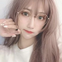 EverythingCuteClub Irregular Ulzzang Girly Glasses Frame