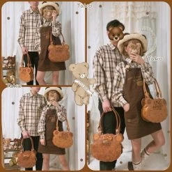 EverythingCuteClub Bear Cookies Bag Accessories