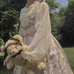 EverythingCuteClub Transparent Blouse Boat Neck/ Off Collar Lolita Shirt Top