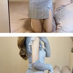 EverythingCuteClub Dress + Rompers Petit Girl Qipao Style Skinny Dress