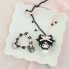 EverythingCuteClub Lingerie + Panties + Sleepwear + Socks Kuromi Handmade Necklace /Bracelet