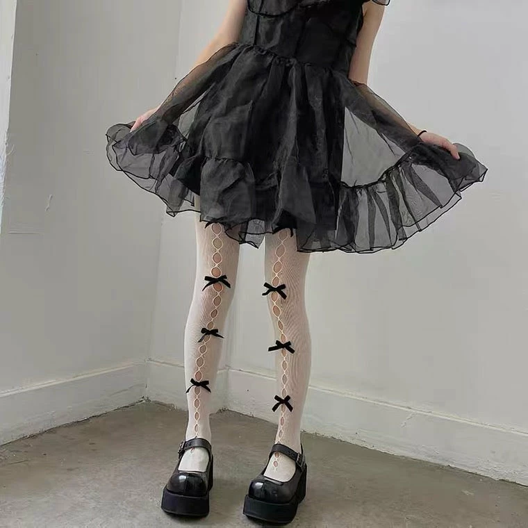 EverythingCuteClub Lingerie + Panties + Sleepwear + Socks White Pantyhose With Black Bowknot Buy 2 Get 1 Free 3 EverythingCuteClub Lingerie + Panties + Sleepwear + Socks White Pantyhose With Black Bowknot Buy 2 Get 1 Free