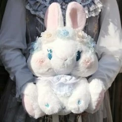 EverythingCuteClub Wreath Rabbit Lolita Doll Bag