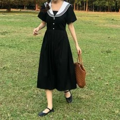 EverythingCuteClub Plus Size Sailor Dress Dress + Rompers