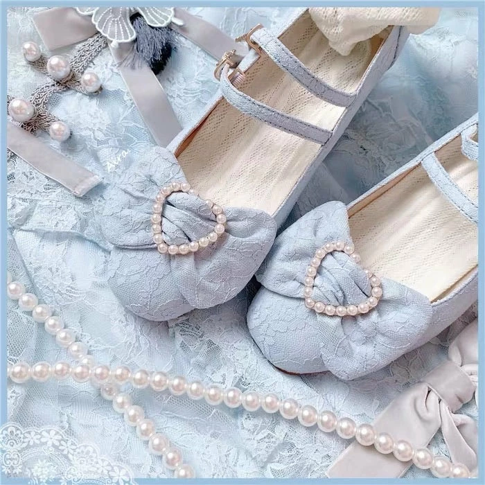 EverythingCuteClub Accessories Love Heart Pearl Heel 3 EverythingCuteClub Accessories Love Heart Pearl Heel