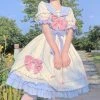 EverythingCuteClub Dress + Rompers Baby Blue Little Sailor Lolita Dress One Piece