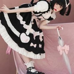 EverythingCuteClub Pre Order Macaroon Soy Milk Lolita JSK Dress Dress + Rompers