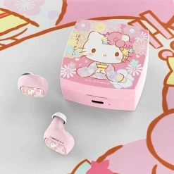 EverythingCuteClub Keyboard+Headphones +Mouses Sanrio Hello Kitty Bluetooth Headphone Earbuds