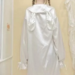 EverythingCuteClub Moonlight Rabbit Pyjamas Dress Lingerie + Panties + Sleepwear + Socks