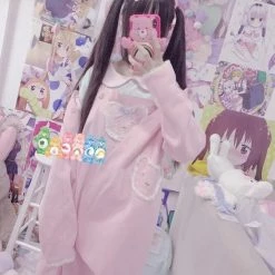 EverythingCuteClub Dress + Rompers Baby Heart Strap Dress