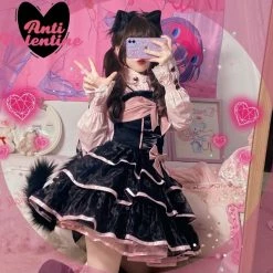 EverythingCuteClub Pre-order Be Your Sweet Kitty (top/ Skirt) Lolita Dress 15 EverythingCuteClub Pre-order Be Your Sweet Kitty (top/ Skirt) Lolita Dress