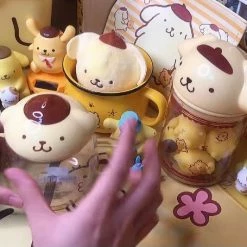 EverythingCuteClub CLEARANCE Pom Pom Purin Glass Mug