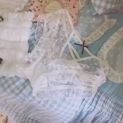 EverythingCuteClub Love Heart Mesh Underwear Panties Lingerie + Panties + Sleepwear + Socks 6 EverythingCuteClub Love Heart Mesh Underwear Panties Lingerie + Panties + Sleepwear + Socks