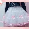 EverythingCuteClub Rabbit Bowknot Underskirt Panier Drawer Mesh Tutu Skirt Panier Drawers (Underskirt)